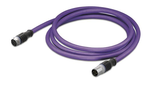 WAGO 756-1405/060-050 CAN KABEL M12 BU/ST AXIAL 5M
