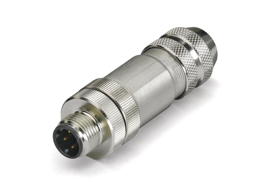 WAGO 756-9501/060-000 M12-Stecker D-kodiert axial konfektionierbar