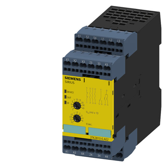SIEM 3TK2810-0JA02 Sicherheitsschaltgerät sicherheitsgerichtete Stillstandsüberw