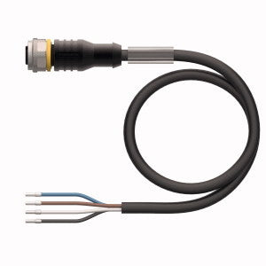 TURC RKC4.4T-2/TEL Sensor-/Aktorltg. PVC 4 adrig 2M M12 BU ger 4pol. 4 pol.
