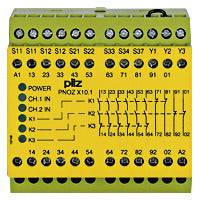 PILZ PNOZX10.1 6N/C 4N/4 6LED Not-Aus-Schaltgerät 24V DC