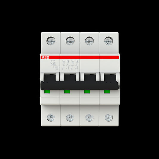 ABB S204-C25 Sicherungsautomat 25A pro M compact 4-polig