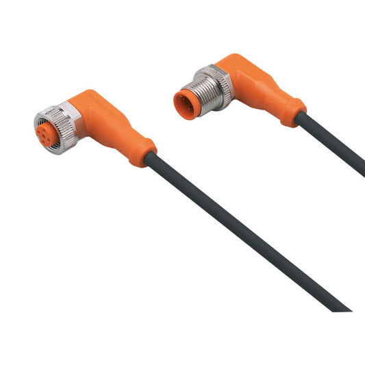 IFM EVC458 Verbindungskabel abgewinkelt M12 5-polig AC/DC silikon-/halogenfrei
