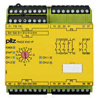 PILZ PNOZXV3.1P3/24-240VACDC3NO1NC2NOT PNOZ XV3.1P 3/24-240V