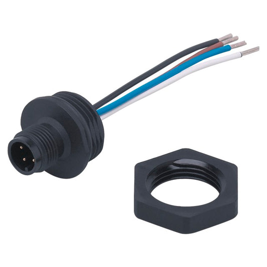 IFM E7006S Einbaustecker geradenM12 4-polig DC M20 - M12