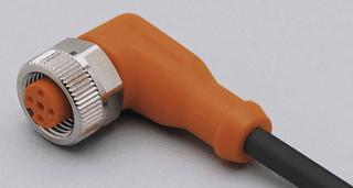 IFM EVC397 Kabeldose abgewinkelt M12 5-polig AC/DC silikon/-halogenfrei, Kontakt