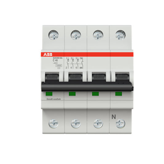 ABB S203M-C40NA Sicherungsautomat 40A 3-polig+NA 10kA