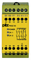 PILZ PNOZ X3 120VAC 24VDC 3N/O1N/C1SO Sicherheitsschaltgerät