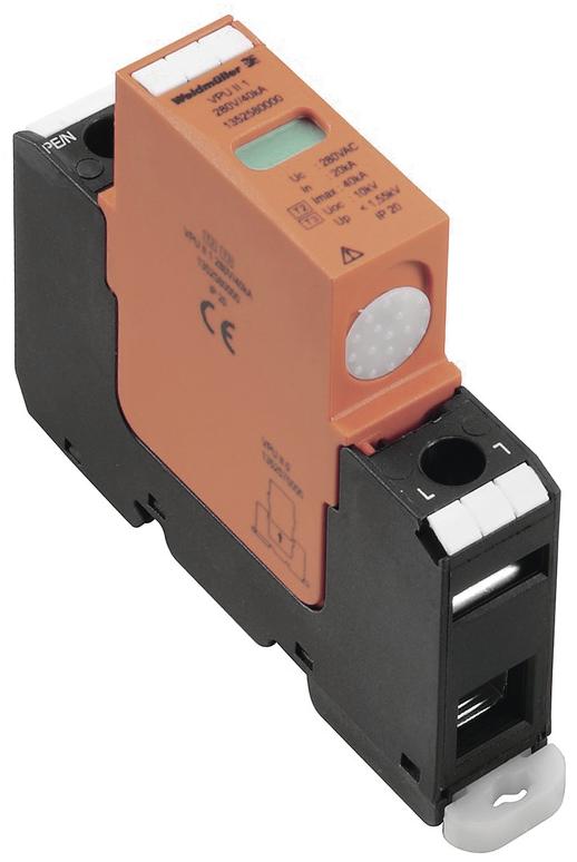 WEI VPU II 1 1000V/40KA AC Überspannungsschutz, Niederspannung, Typ II, 20 kA, 3