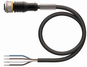 TURC RKC4.4T-2/TXL Sensor-/Aktorltg. PUR 4 adrig 2M M12 BU ger 4pol. 4 pol.
