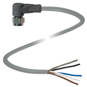 PF V1-WV4A-10M-PUR-ABG0 Female cordset V1-WV4A-10M-PUR-ABG0