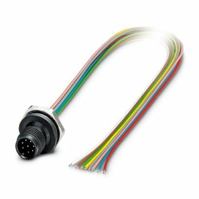 PHO SACC-E-M12MS-8CON-M16/0,5 P Einbausteckverbinder