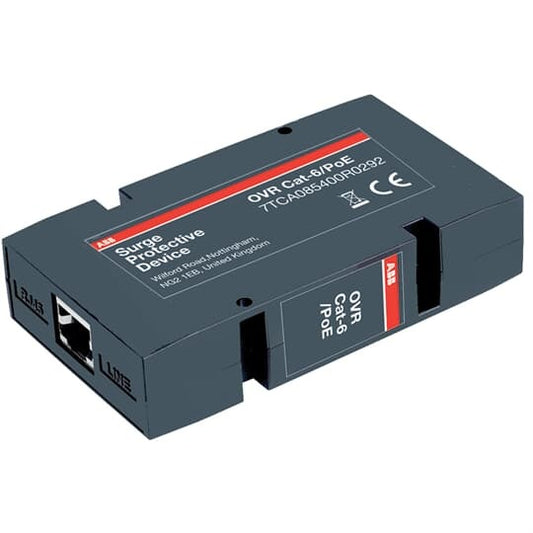 ABB OVR CAT-6/POE Überspannungsableiter RJ45 Buchse, 1000 Mpbs Zwischenstecker C