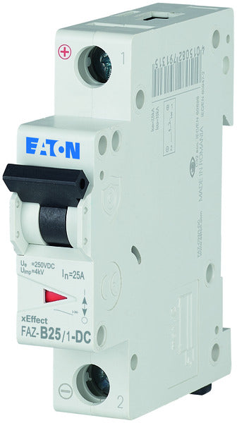 MOE FAZ-B25/1-DC LS-Schalter, 25A, 1p, B-Char, DC
