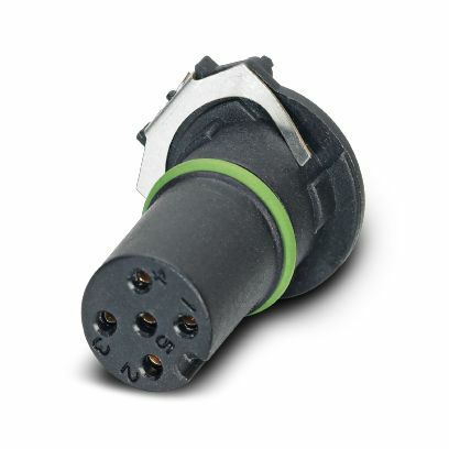PHO SACC-CI-M12FS-5CON-L180-THR SH Einbausteckverbinder