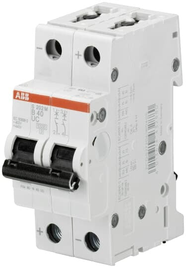 ABB LS S202M-B40UC Sicherungsautomat B-Char., 10kA, 40A, 2P