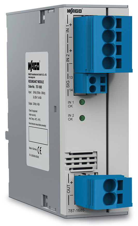 WAGO 787-1685 Redundanzmodul 24 VDC 20 A