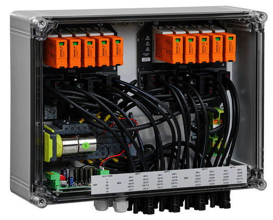 WEI PVC DC 2I 10 4MPP RD SPD1R EVO11 Generatoranschlusskasten Photovoltaik Feuer