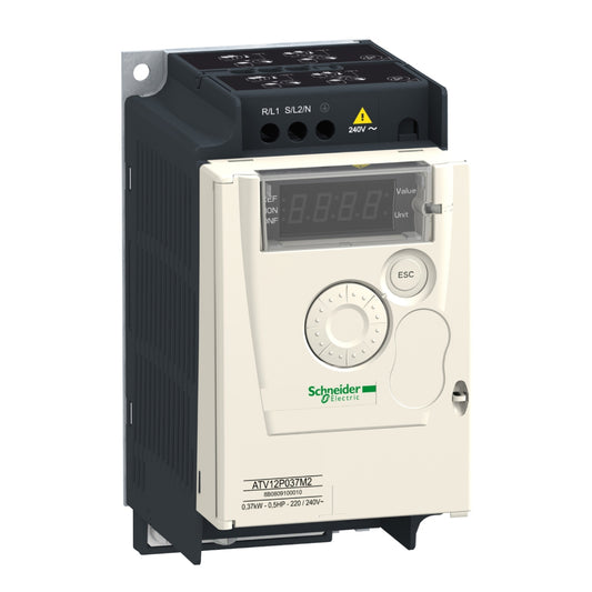 SE ATV12P037M2 Frequenzumrichter IP20 0,37kW 230V 1ph