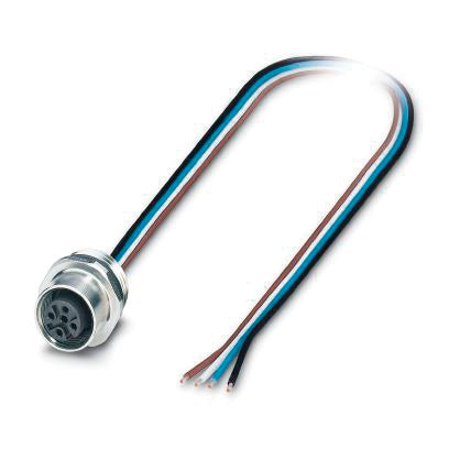 PHO SACC-E-M12FS-4CON-PG 9/0,5 VA Einbausteckverbinder