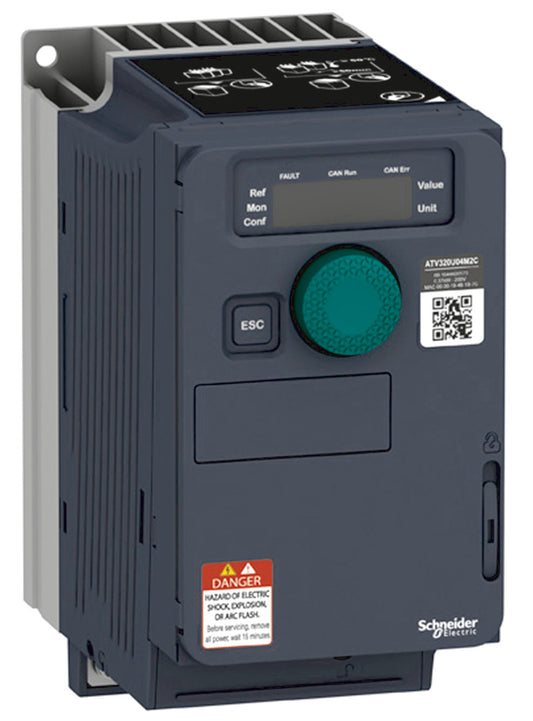 SE ATV320U02M2C Frequenzumrichter ATV320, 0,18kW, 200...240V, 1-phasig, Kompakt