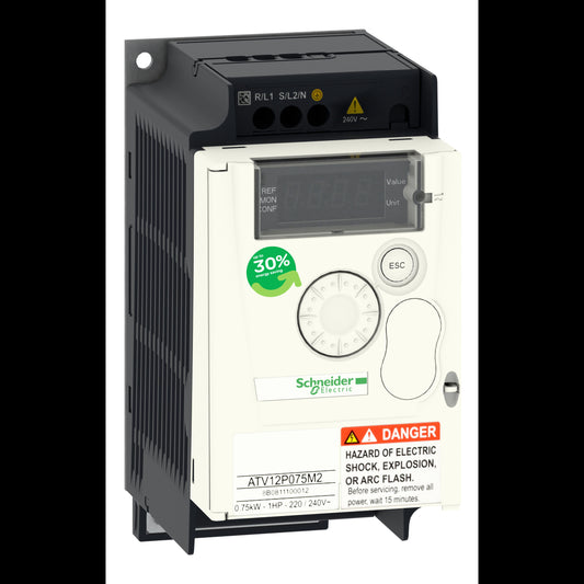 SE ATV12P075M2 Frequenzumrichter IP20 0,75kW 230V 1ph
