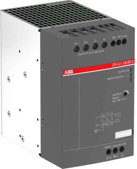ABB CP-C.1 24/20.0 Netzteil In:100-240VAC/90-300VDC Out:DC 24V/20A