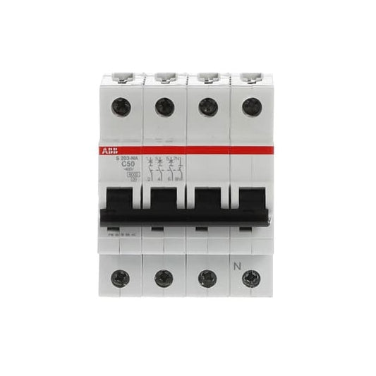 ABB S203-C50NA Sicherungsautomat 50A pro M compact 3p+NA