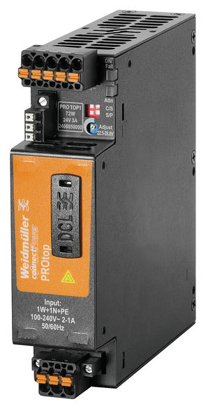 WEI PRO TOP1 72W 24V 3A Gleichstromversorgung, 72 W, 3 A @ 6 °C