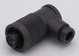 IFM E11043 Kabeldose abgewinkelt Rd24 7-polig AC/DC Kontakte vergoldet