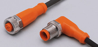 IFM EVC069 Verbindungskabel abgewinkelt / gerade M12 5-polig AC/DC silikon/-halo