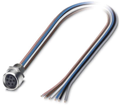 PHO SACC-E-M 8FS-6CON-M 8/0,5 Einbausteckverbinder