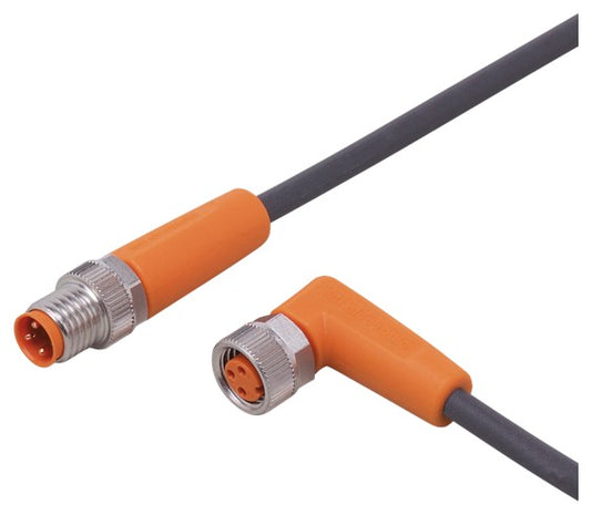 IFM EVC279 Verbindungskabel gerade / abgewinkelt M8 3-polig AC/DC silikon/-halog