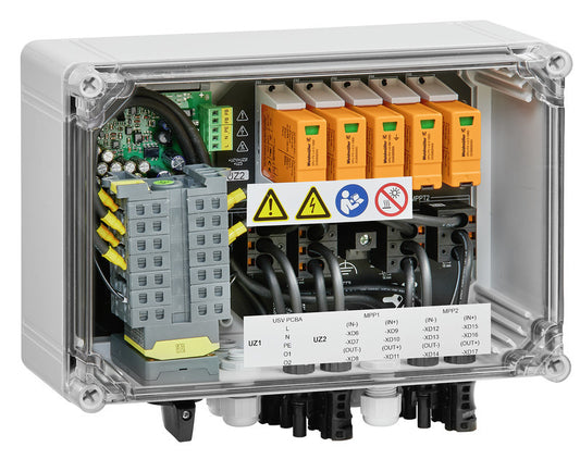 WEI PVC DC 2I 1O 2MPP RD SPD1R EVO 11 Generatoranschlusskasten