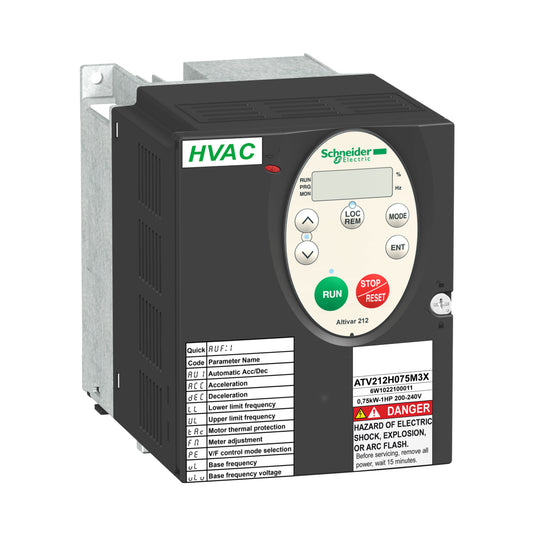 SE ATV212H075N4 Atv212 0,75Kw 1Hp 480V Tri Cem Ip20