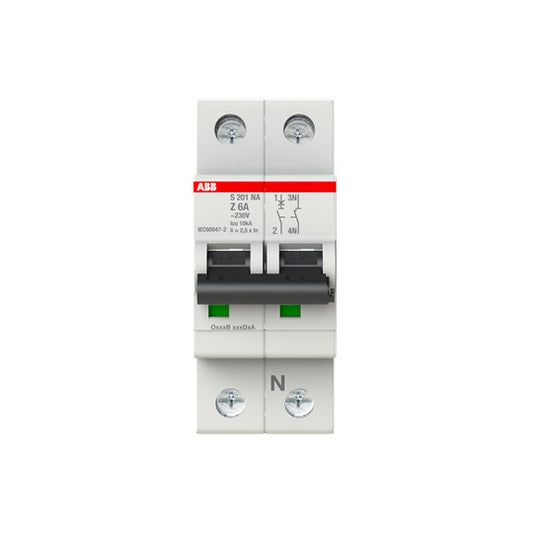 ABB S201-Z6NA Sicherungsautomat 6A pro M compact 1polig+NA