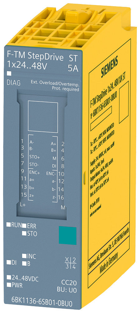 SIEM 6BK1136-6SB01-0BU0 SIMATIC Micro-drive F-TM StepDrive ST