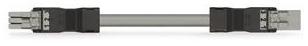 WAGO 891-8993/006-803 Verbindungsleitung Buchse Stecker 3-polig grau
