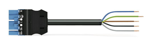 WAGO 771-9985/216-301 Anschlussleitung schwarz 5x1,5qmm L=3m