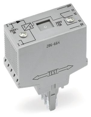 WAGO 286-664 Stromflussüberwachungs-Baustein lichtgrau