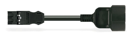 WAGO 771-9993/406-302 Anschlussleitung Stecker SCHUKO-Kupplung 3-polig 3 m lang