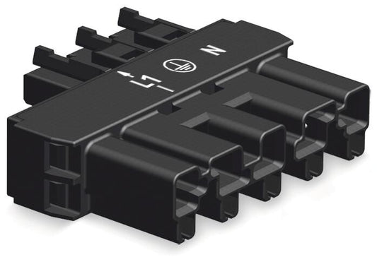 WAGO 770-901 Zwischenkupplung 5-polig auf 3-polig L1 - L schwarz