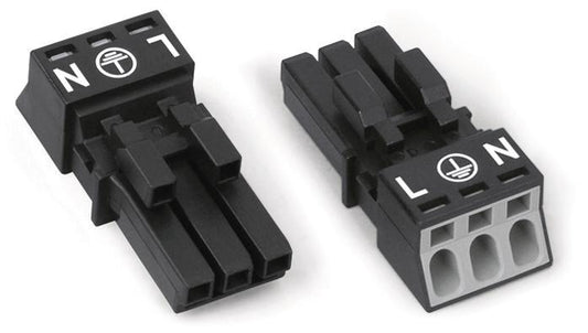 WAGO 890-203 Buchse 0,25-1,5 qmm schwarz