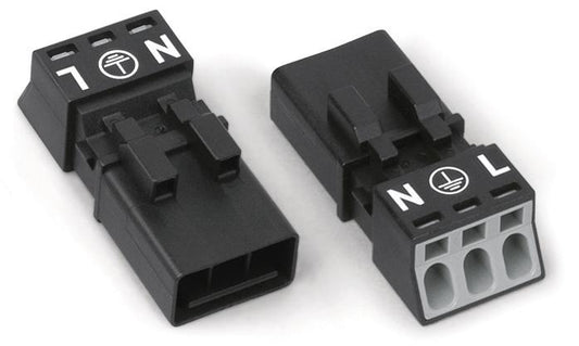 WAGO 890-233 Stecker 0,25-1,5 qmm weiß