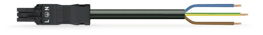 WAGO 891-8993/105-101 Anschlussleitung schwarz 3x1qmm L=1m