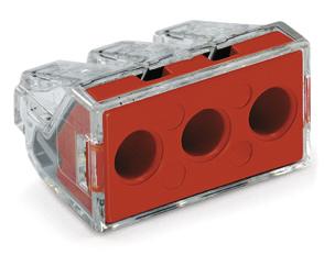 WAGO 773-173 3-L-Verbindungsdosenklemme transp 3x2,5-6qmm
