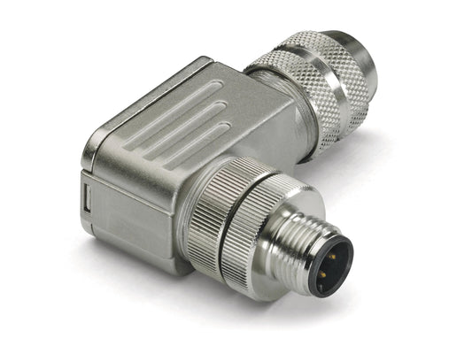 WAGO 756-9501/040-000 M12-Stecker D-kodiert winklig konfektionierbar