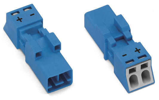 WAGO 890-1112 Stecker 0,25-1,5 qmm blau