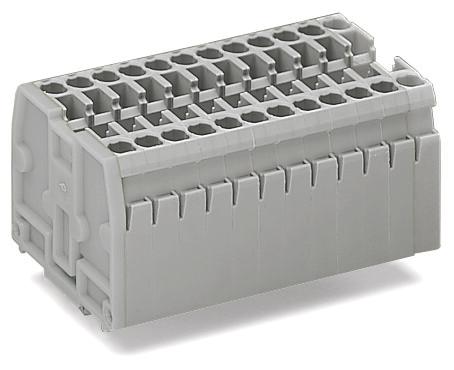 WAGO 869-183 Kompaktblock-Klemmenleiste 0,08-2,5(4) qmm lichtgrau