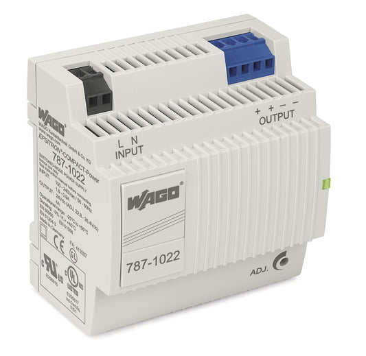WAGO 787-1022 Stromversorgungen DC 24 V 4 A primär 85-264VAC 120-373VDC